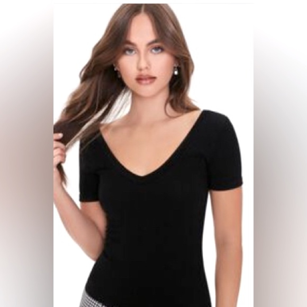 NWT Seamless waffle knit tee